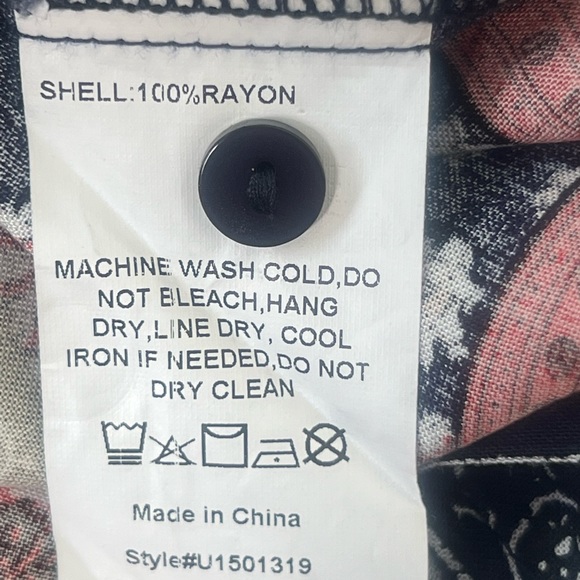 Weekend Suzanne Betro Blouse Womens 1X Boho Peasant Shirt Tunic Floral Print - Picture 6 of 10